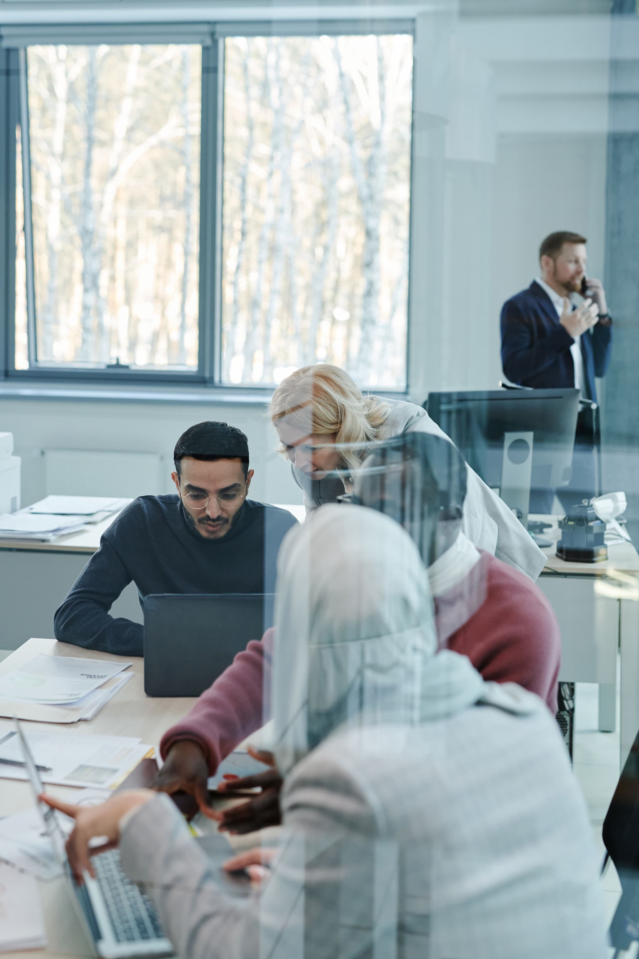 Contract professional joining a client team for a project