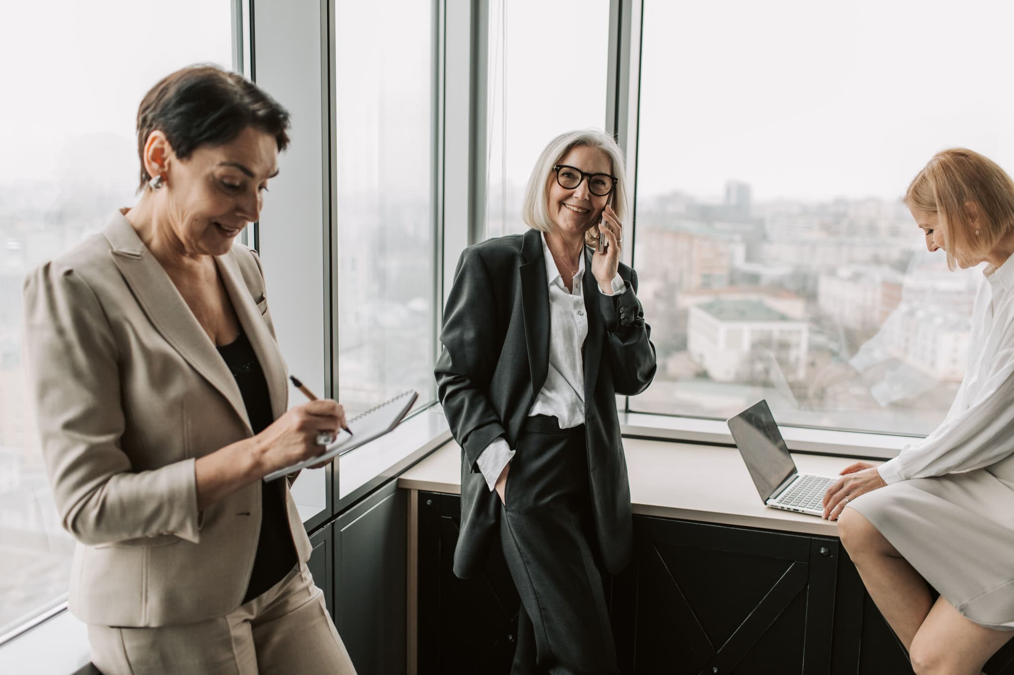 Recruiter coordinating interviews for a permanent placement