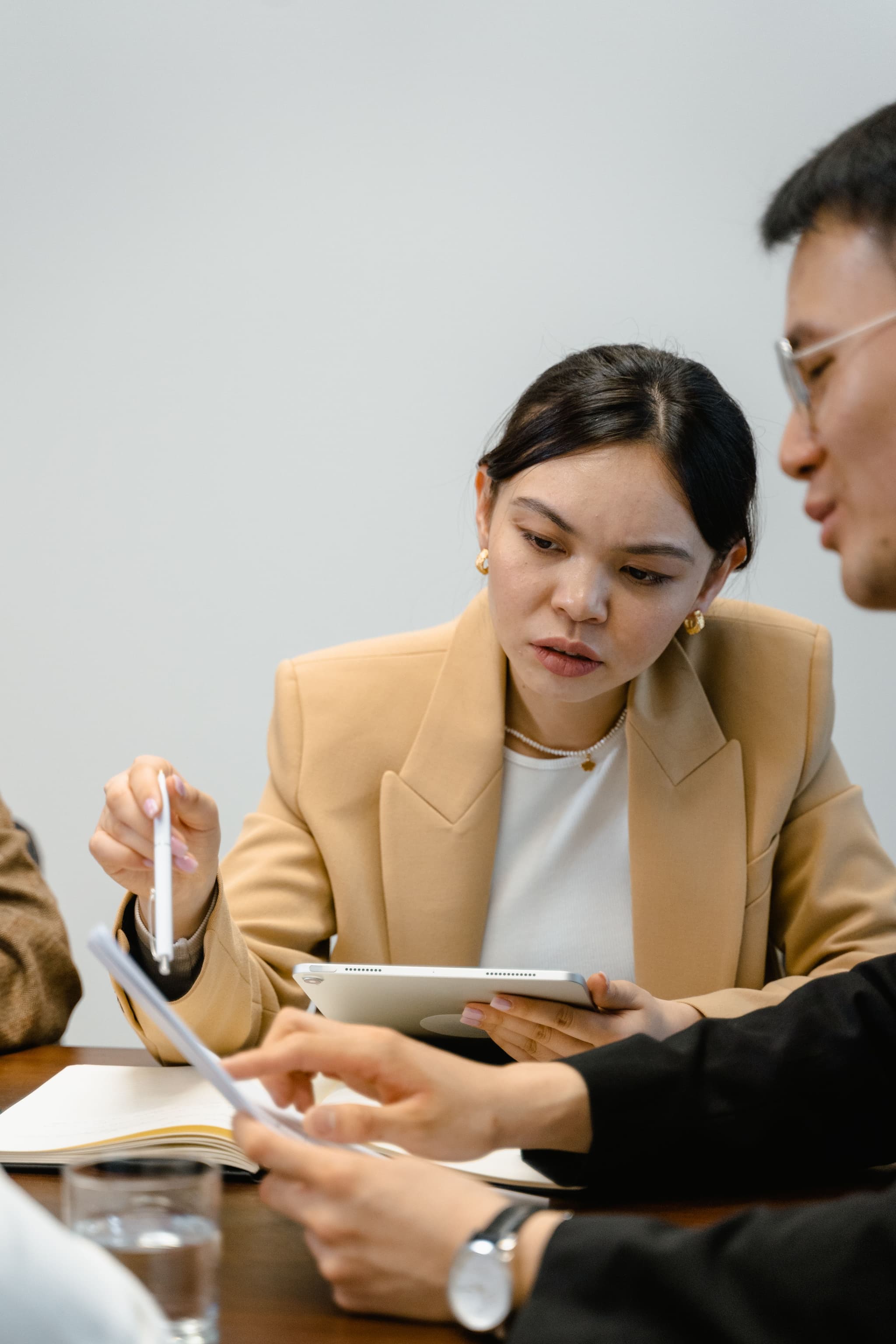 Confidential executive search conversation held off-site